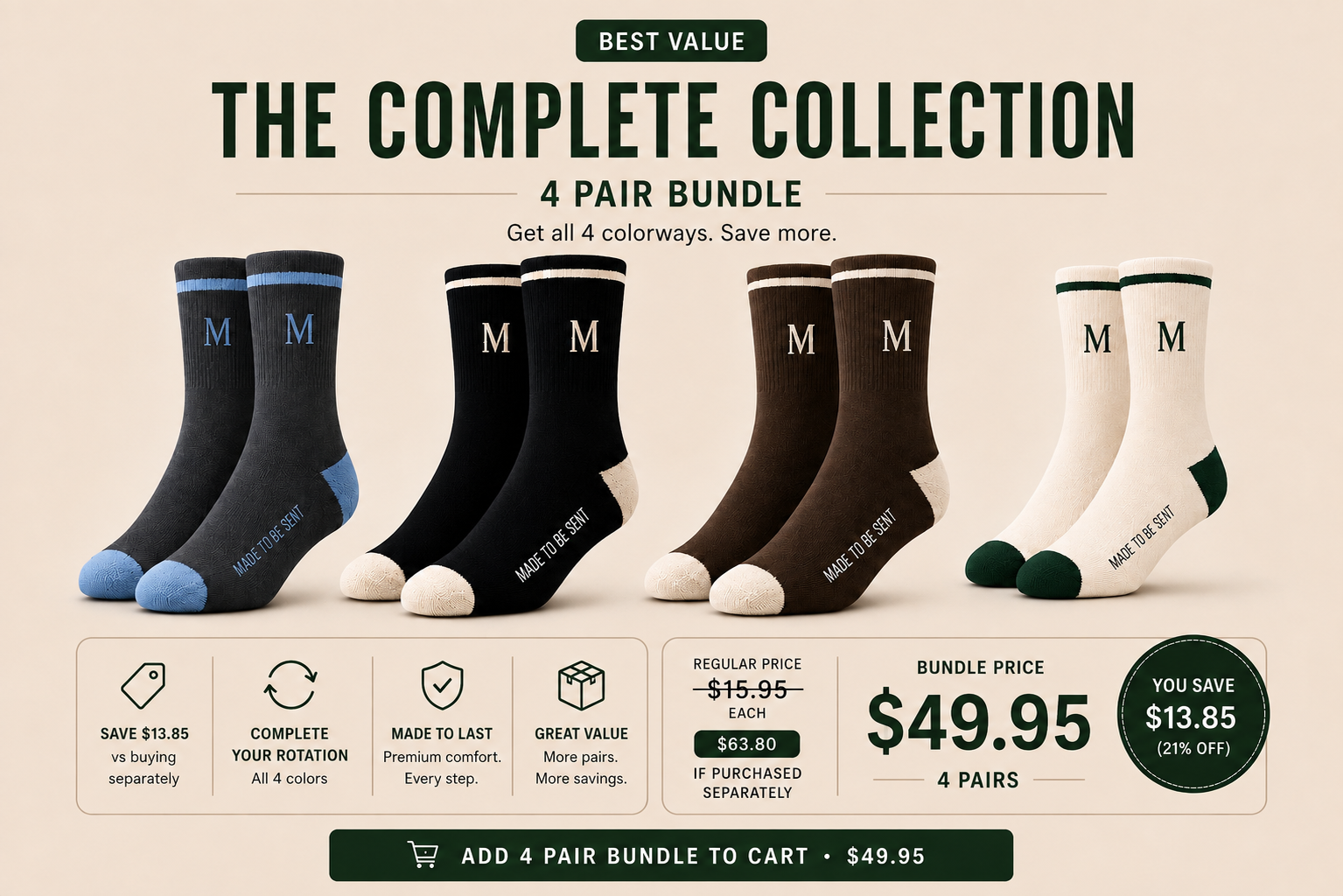 The Complete Collection — 4 Pair Bundle